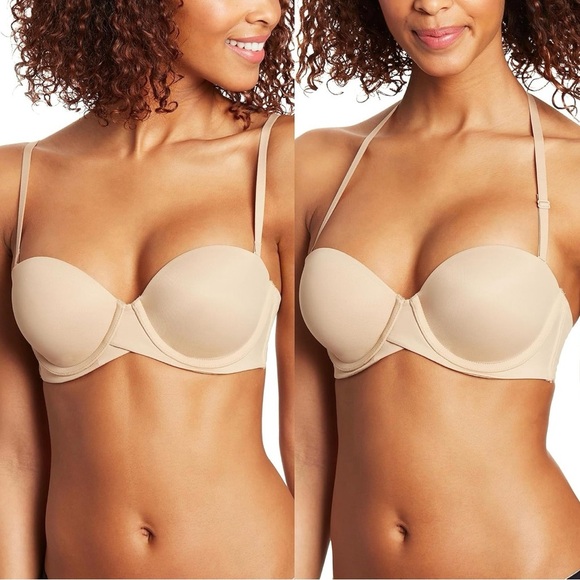 🆕Maidenform Self Expressions Stay Put Strapless Bra,Underwire,5-Way Convertible - Picture 2 of 9